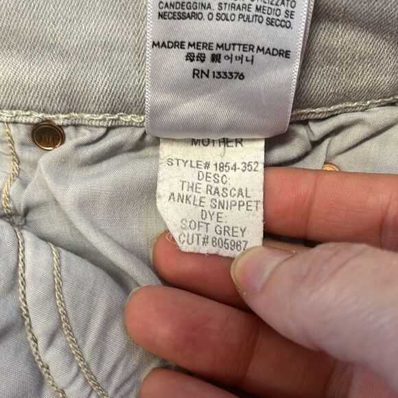 Mother | The Rascal Ankle Snippet Sexy Just Walked Into Town Women’s Jeans 26 - Picture 10 of 10